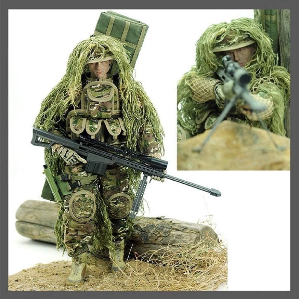 yeibobo ! highly detail special forces 12inch action figure swat team (sniper - all terrain)