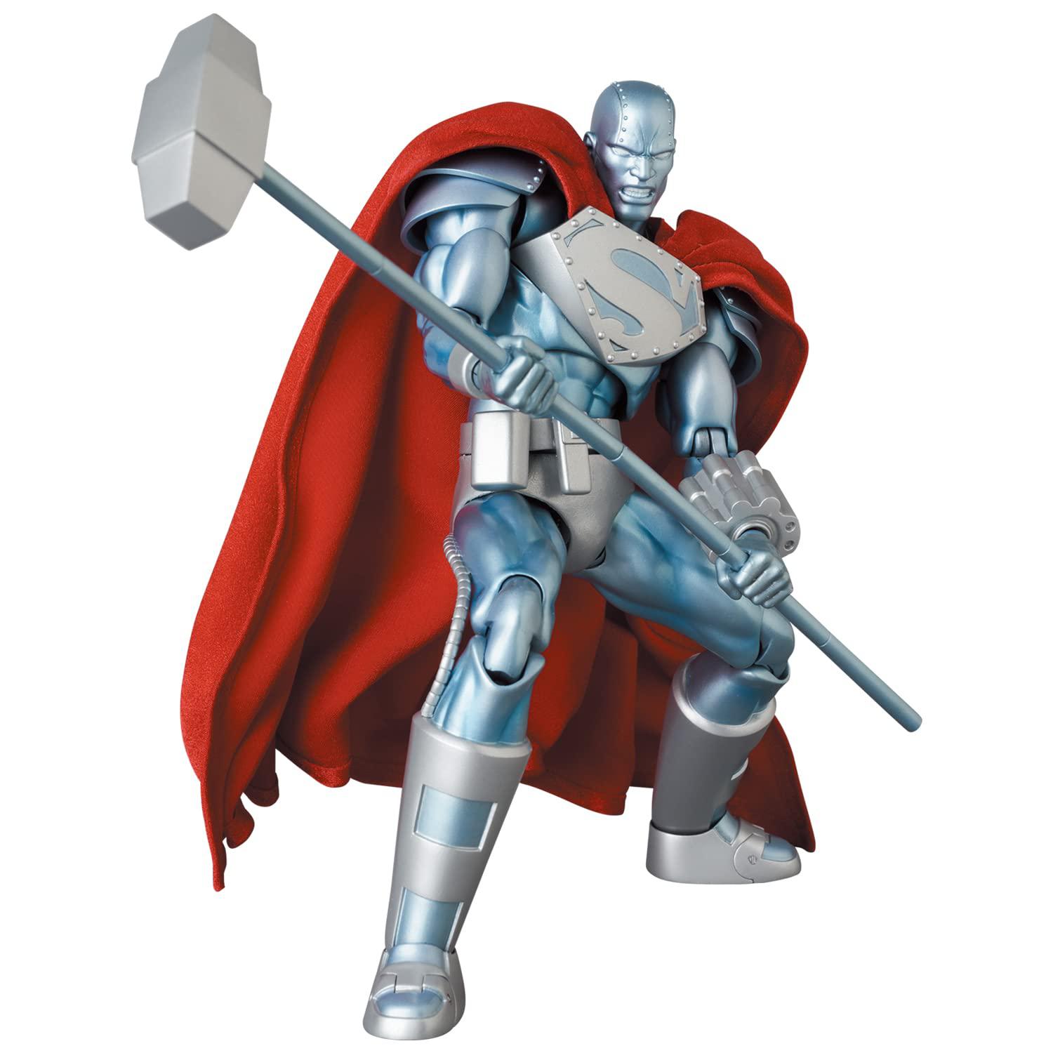 medicom toy corporation return of superman: steel mafex action figure
