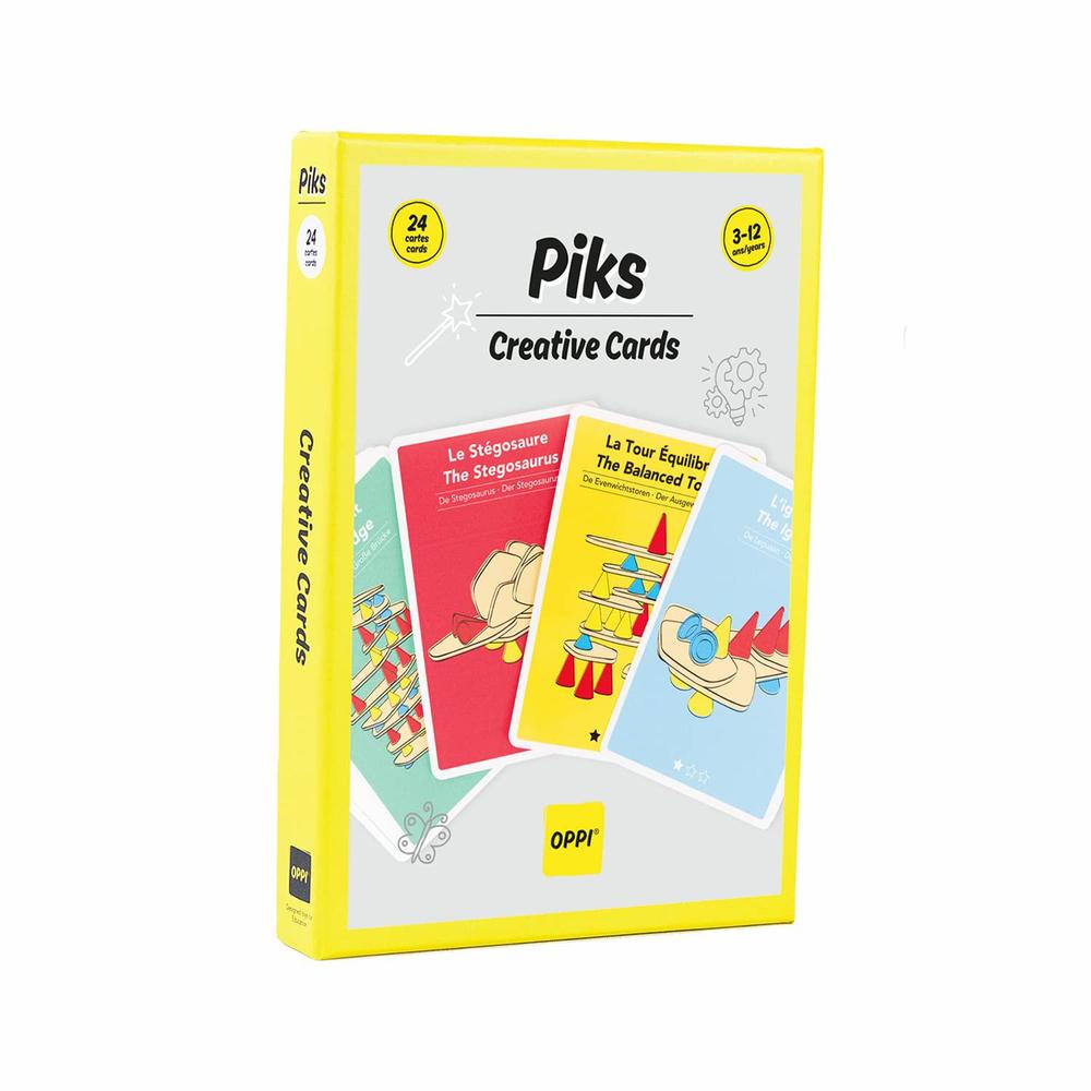oppi- piks creative cards game, multicolor (occ01)