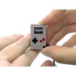 tinycircuits thumby (gray), tiny game console, playable programmable keychain: electronic miniature, stem learning tool