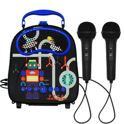 Sunyuey kids karaoke machine for boys girls with 2 microphones portable toddler singing machine bluetooth children karaoke toy speake