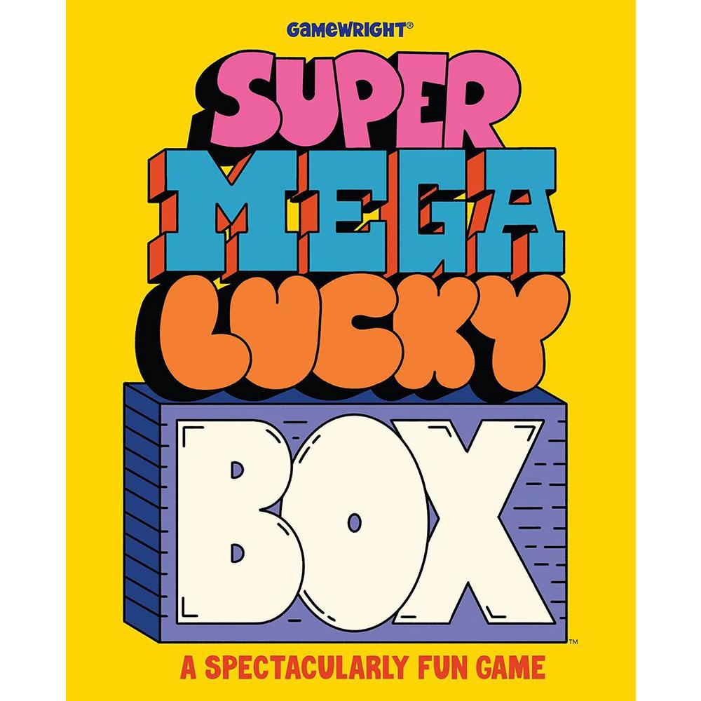 gamewright - super mega lucky box - the spectacularly strategic game of probability, plannning and a touch of luck! cooperati