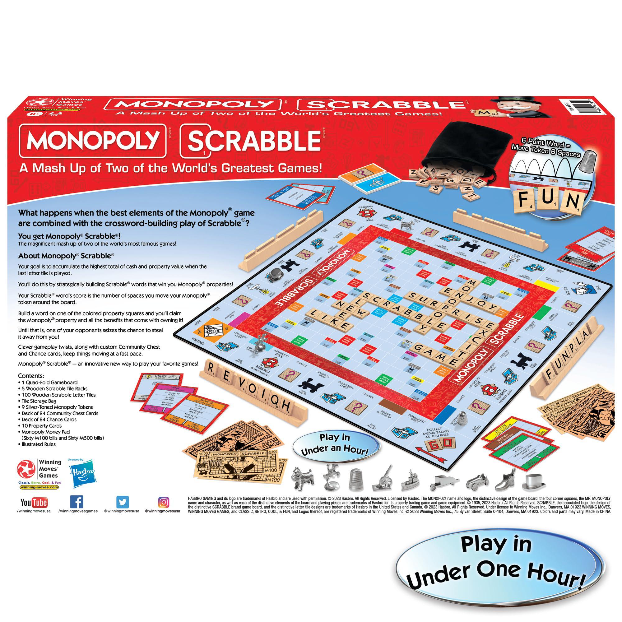Winning Moves Games monopoly scrabble