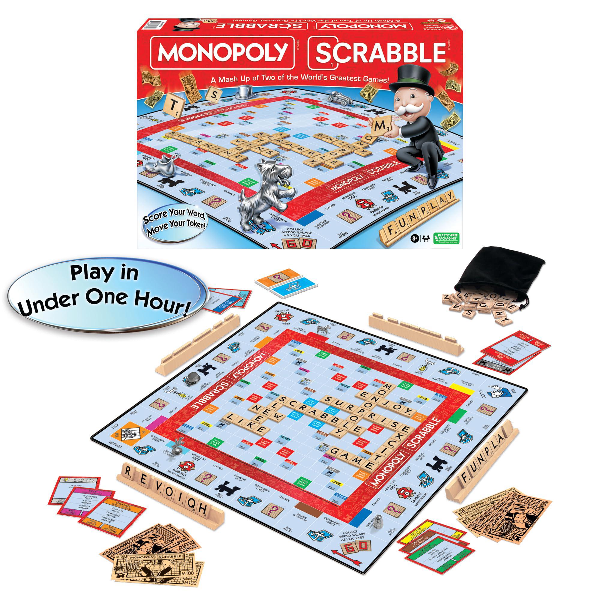 Winning Moves Games monopoly scrabble
