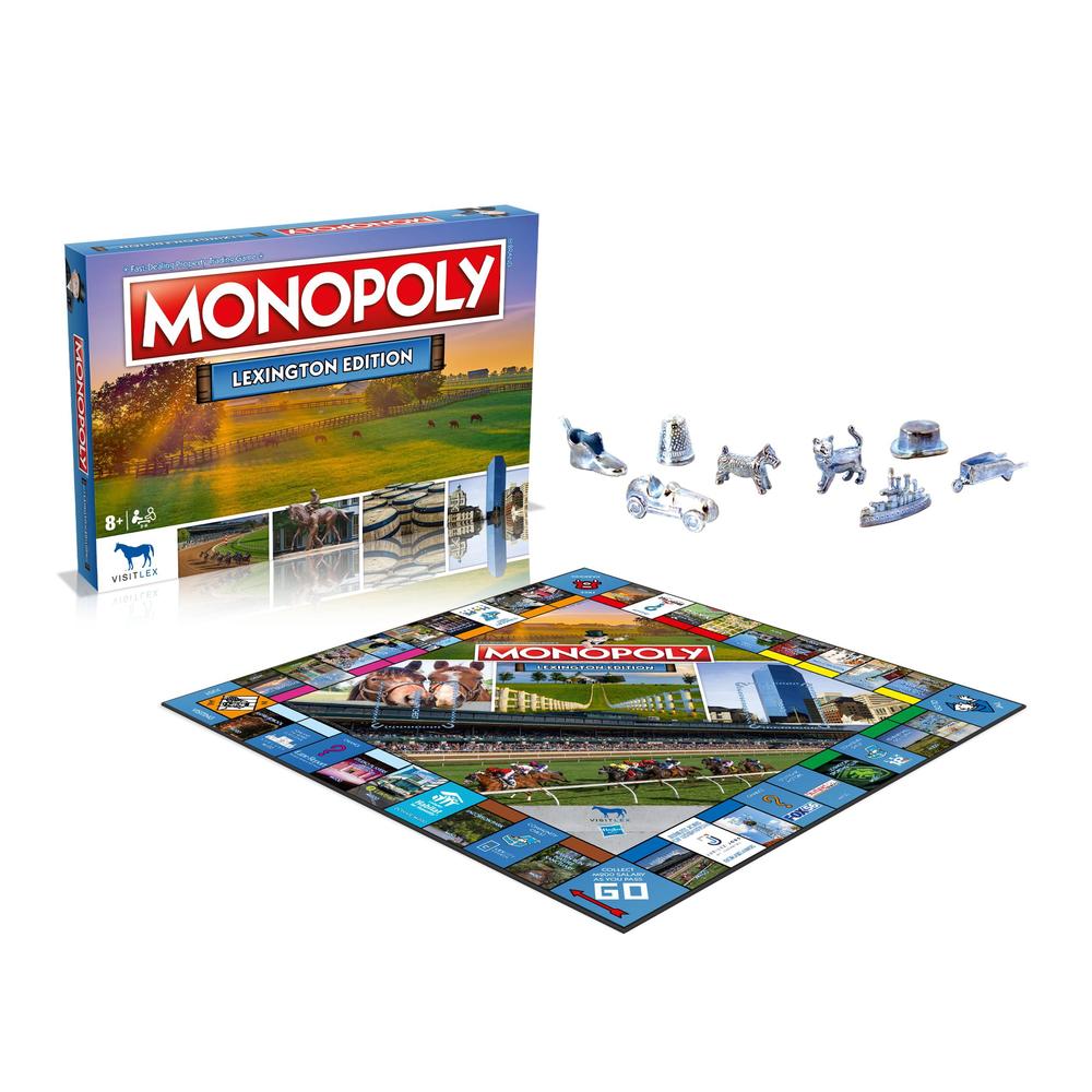 Monopoly lexington monopoly family board game, for 2 to 6 players, adults and kids ages 8 and up, buy, sell and trade your way to succ