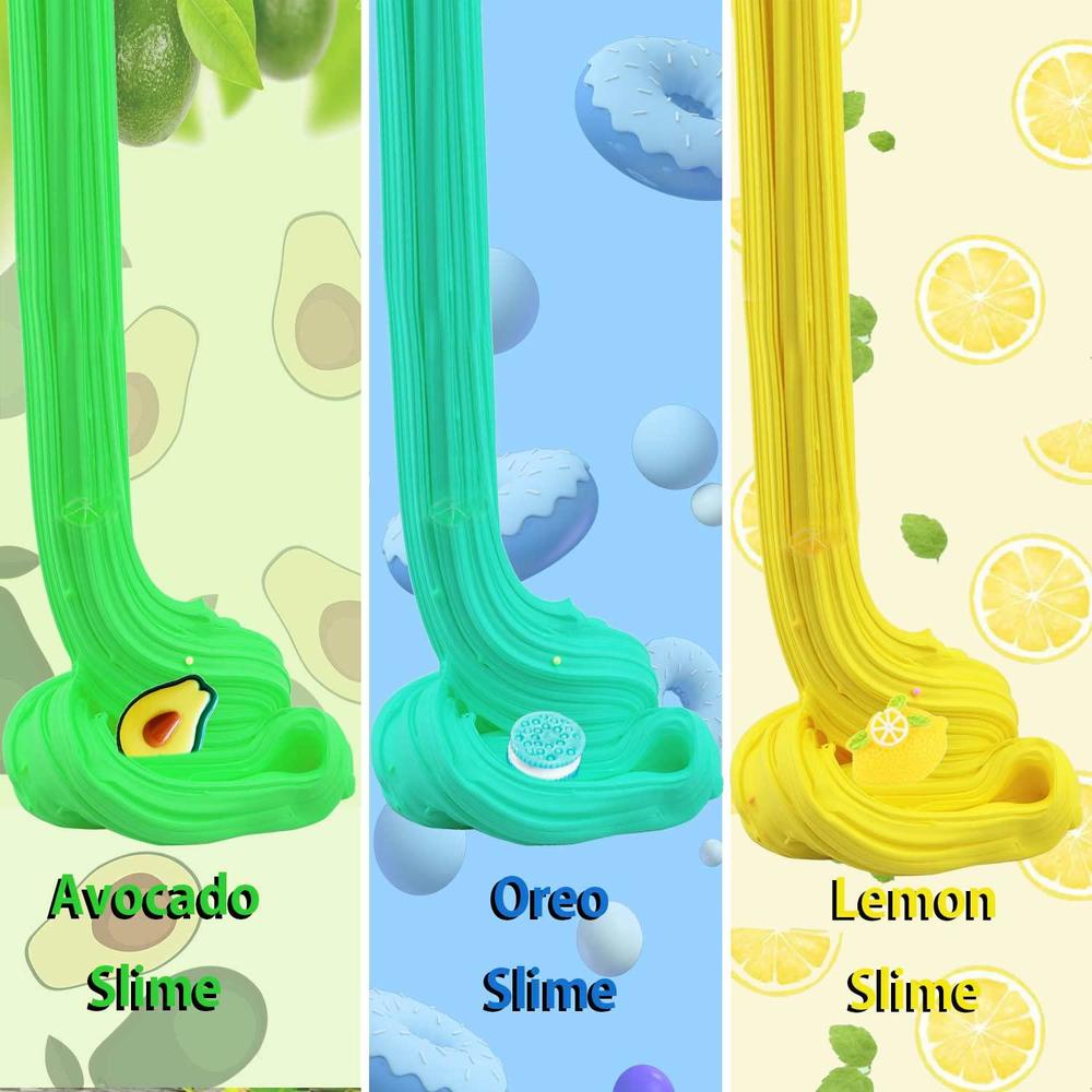 Slime Variations galxslimr newest butter slime 3 pack, scent slime super soft, stretchy ...