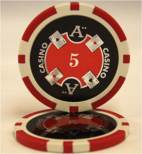 Mrc Poker mrc 500pcs ace casino poker chips set with wood case