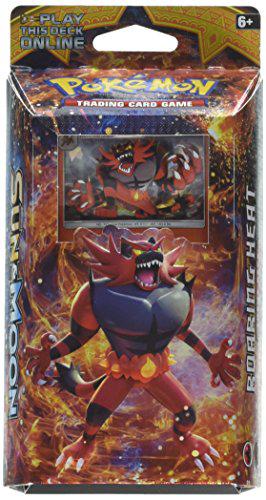 pokemon tcg: sun & moon - incineroar roaring heat theme deck | full ready to play deck of 60 cards | includes cracked ice hol