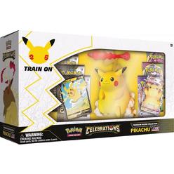 pokemon tcg: celebrations premium figure collection pikachu vmax, multicolor