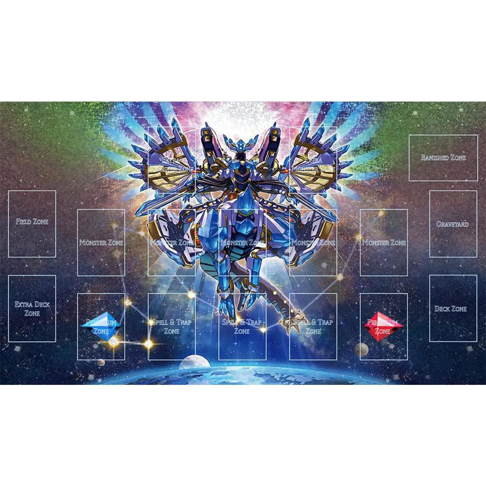 2 Players Card Deck Playing Cards Yugioh 2-Player Master Rule 4 Playmat Custom Link Zone Mat For TCG, 600x550mm With Free Bag Link Zones Playmat 2 Players Card Deck Playing Cards Yugioh 2-Player Master Rule 4 Playmat Custom Link Zone Mat For TCG, 600x550mm With Free Bag Link Zones Playmat