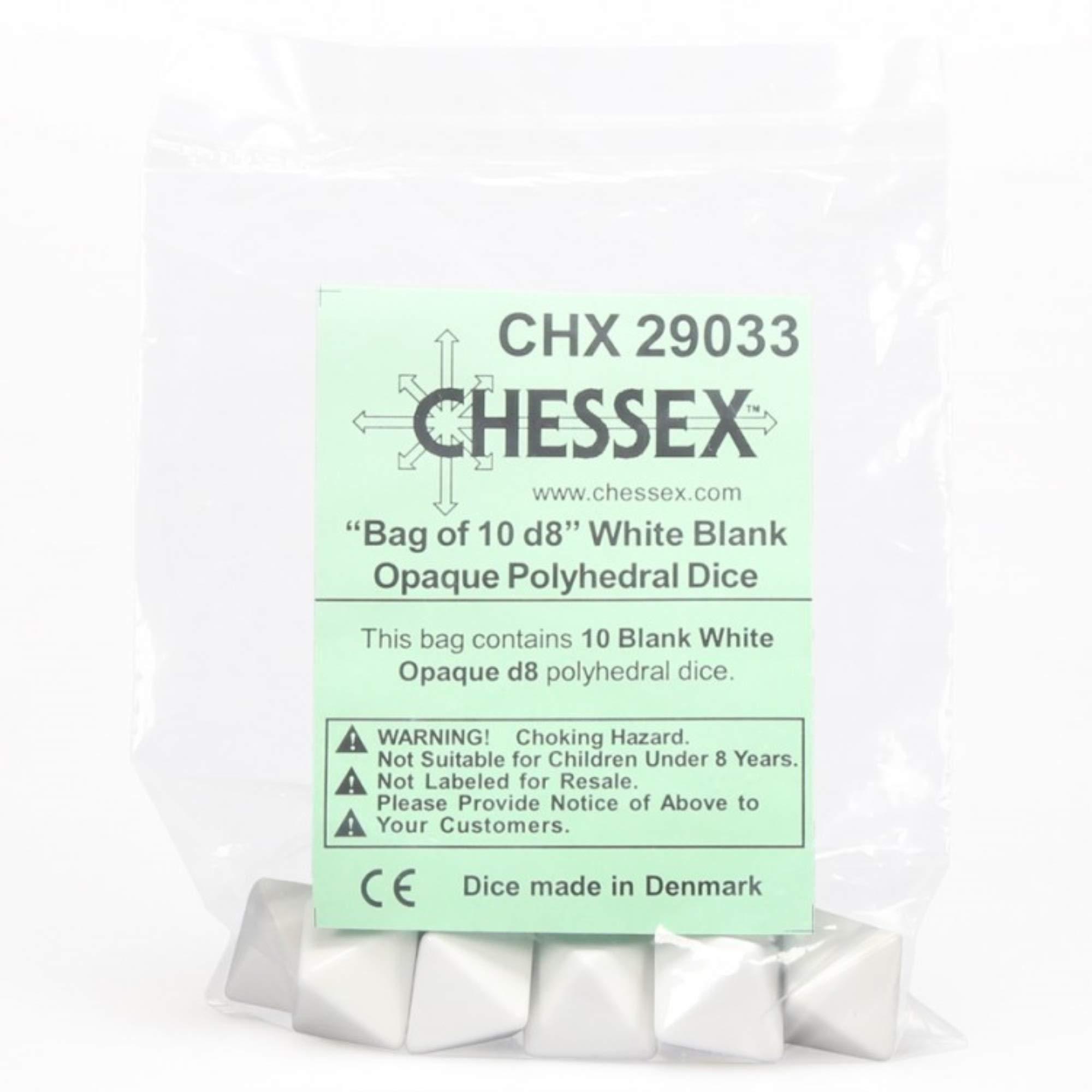 Chessex d8bagop blank wh (10)