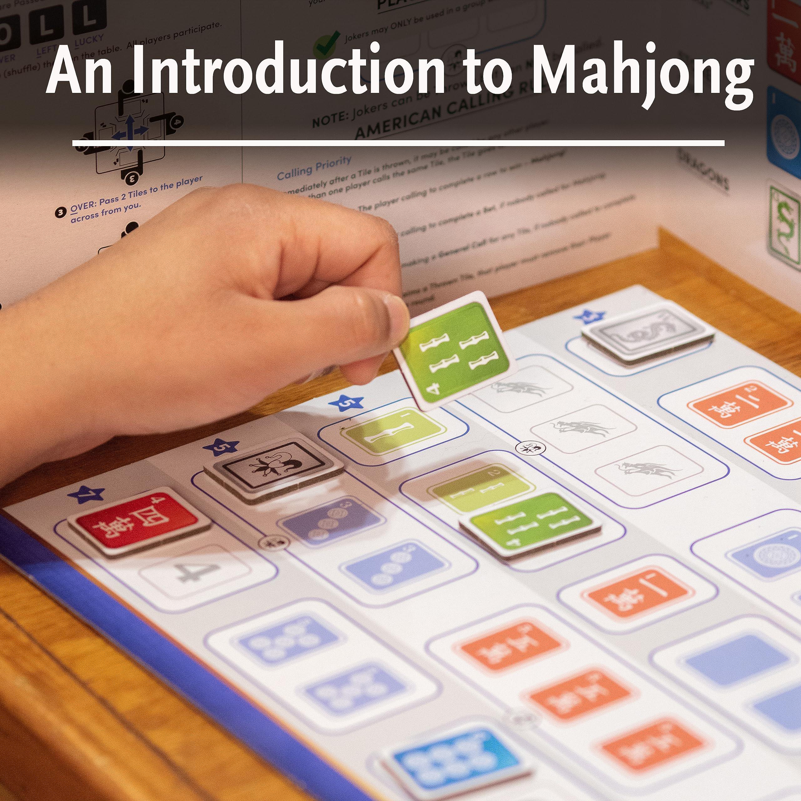 Ravensburger thinkfun meet mahjong: the family board game for 4 players that teaches the basics of mahjong!