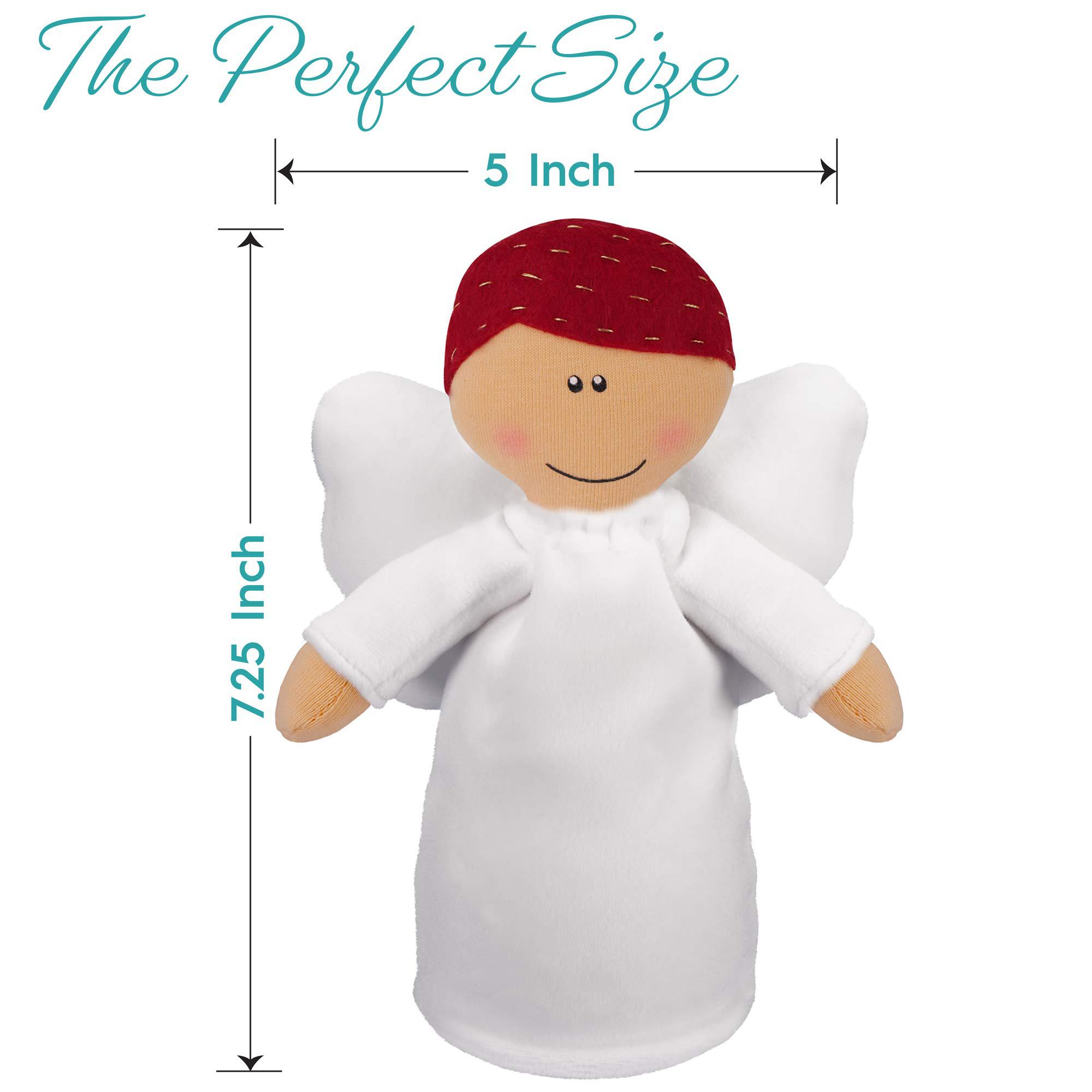 the angel gift angel plush doll - baptism gifts for boys, christening gifts for boys, angel stuffed animal, angel dolls for b
