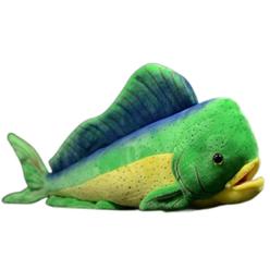 FRANKIEZHOU simulation mahi mahi toy,ghost saury fish,lifelike giant dolphin fish plush,stuffed fish animal, deep sea fish toy,weird stuf