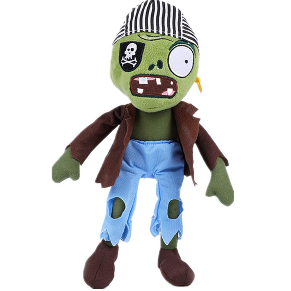 Suyudian 3 pcs pvz plush sets toys stuffed soft plant figure doll swashbuckler zombie , pirate zombie, new pirate zombie great gift fo