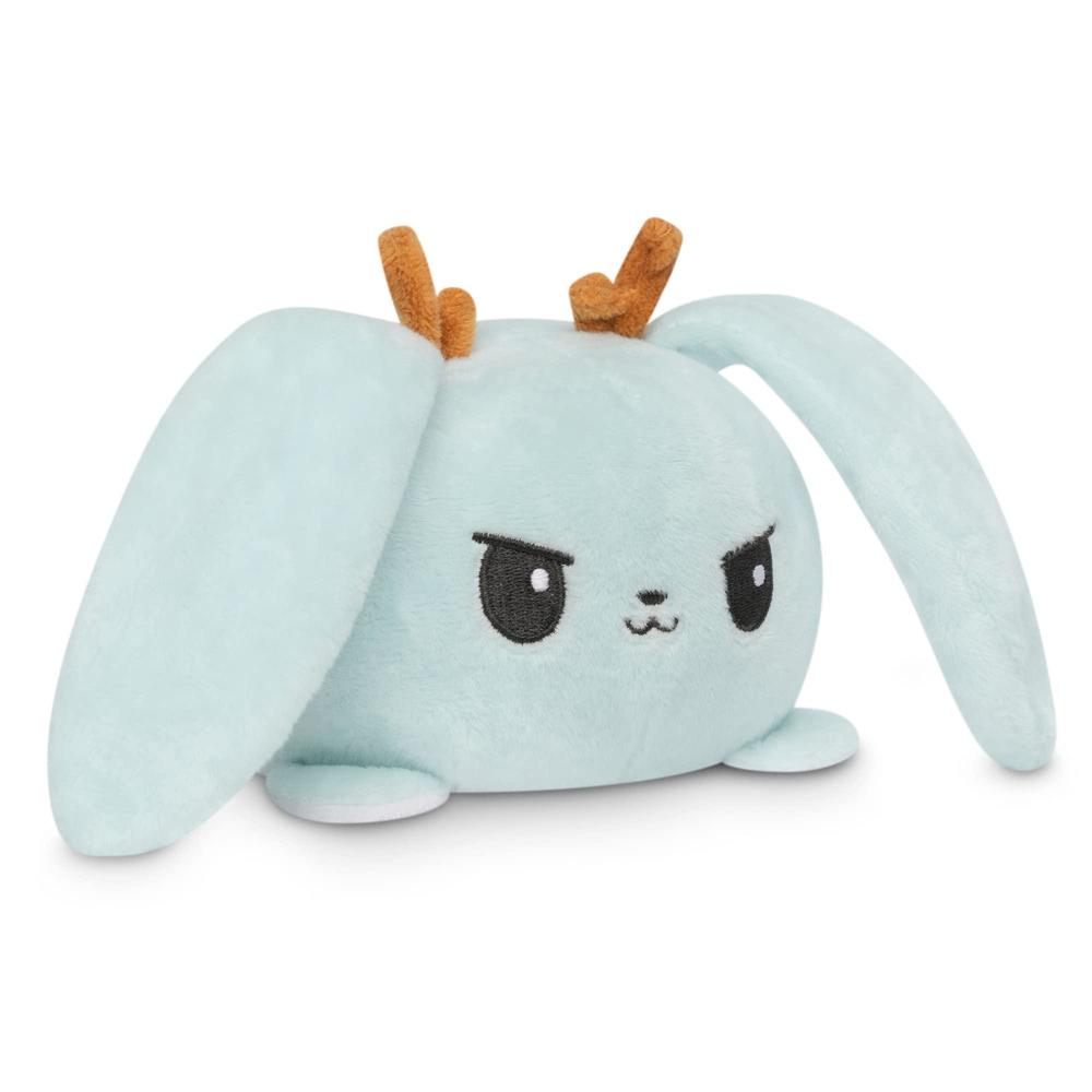 teeturtle - the original reversible bunny + jackalope plushie - blue ...
