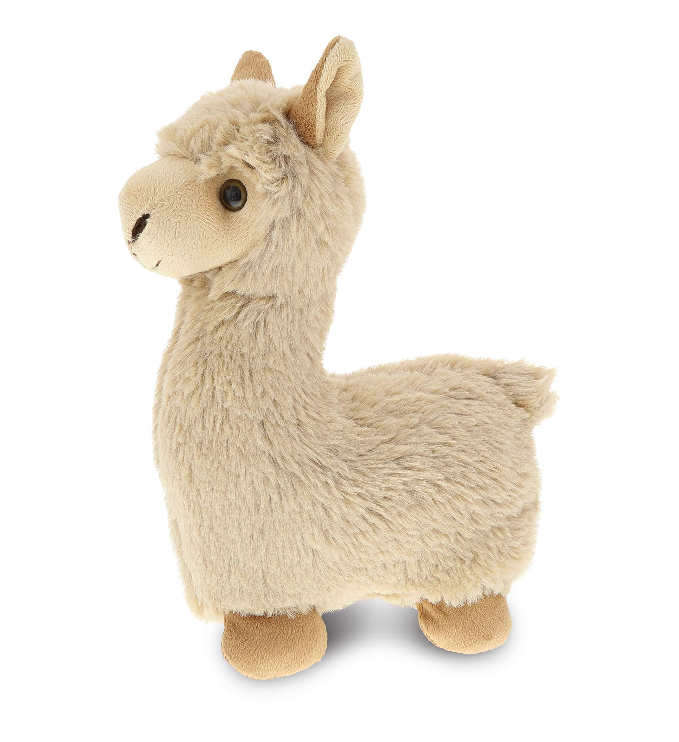 dollibu personalized beige llama stuffed animal plush toy - huggable cuddle soft plush llama gift, cute stuffed animals for g