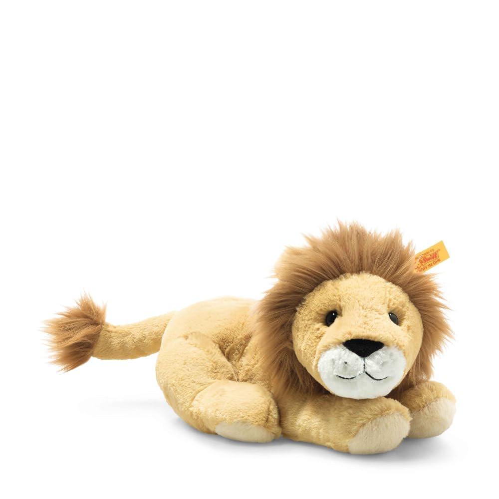 steiff liam lion, premium lion stuffed animal, lion toys, stuffed lion, jungle animal plush, cute plushies, plushy toy for gi