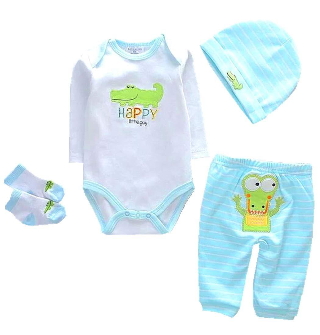 medylove reborn baby dolls' suits reborn baby clothing sets for 20"- 22" inches dolls reborn doll baby boy clothing light blu