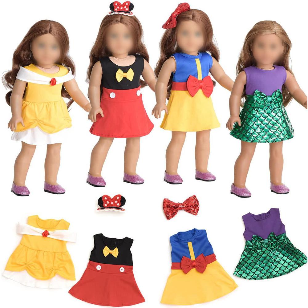 sweet dolly 18 inch doll clothes princess party dresses outfits doll clothing accessories for 18 inch dolls
