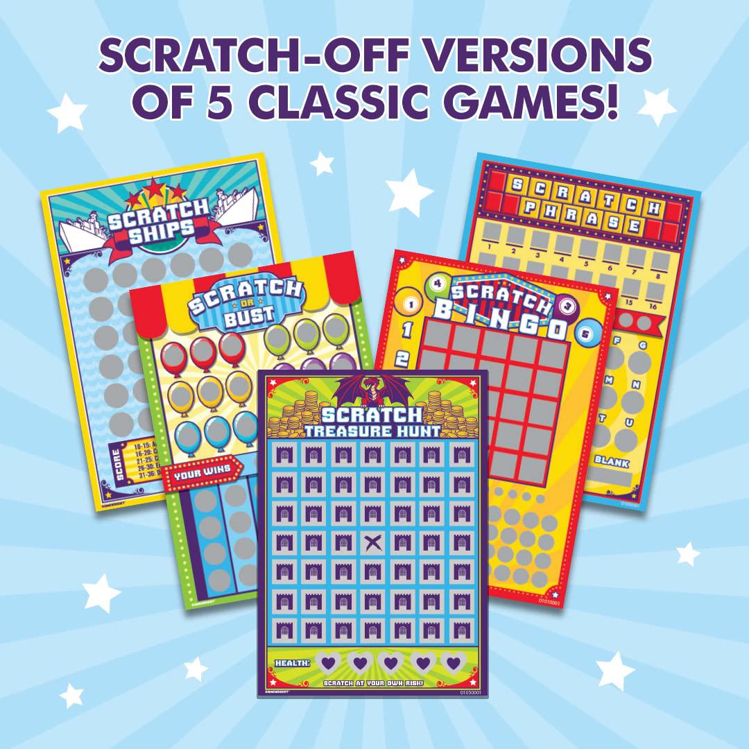 Gamewright scratch 'n play- scratch-off versions of your favorite games!
