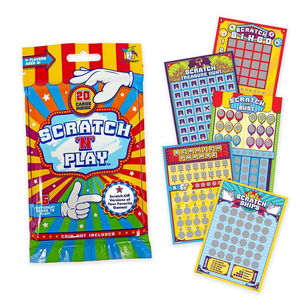 Gamewright scratch 'n play- scratch-off versions of your favorite games!