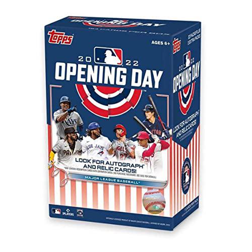 Opening Day 2022 topps opening day baseball blaster value box - 154 trading cards per box
