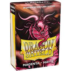 Dragon Shield arcane tinman dragon shield japanese size sleeves - matte magenta 60ct - card sleeves smooth & tough - compatible with pokemo