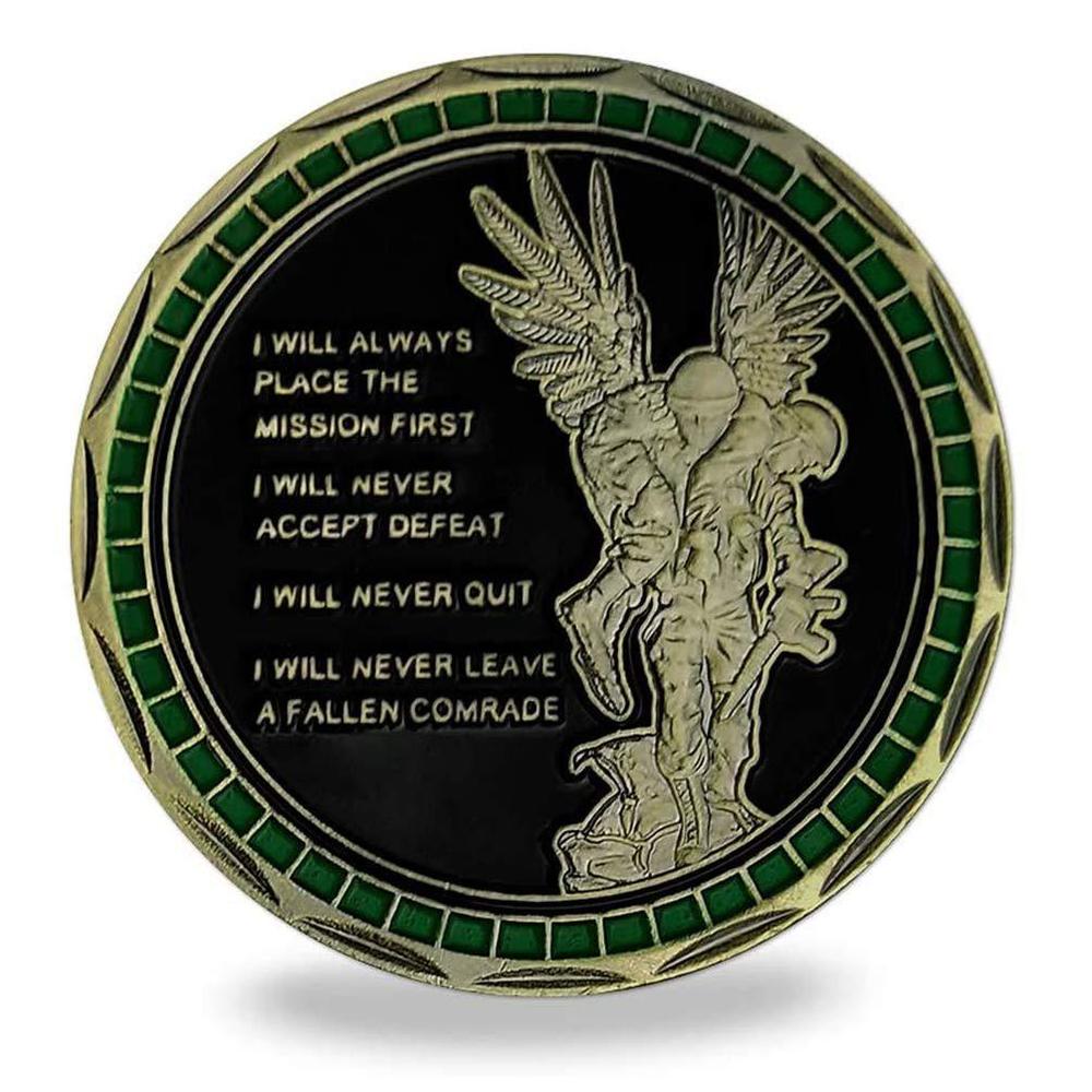 glamtune u.s. army core values military challenge coin soldier creed
