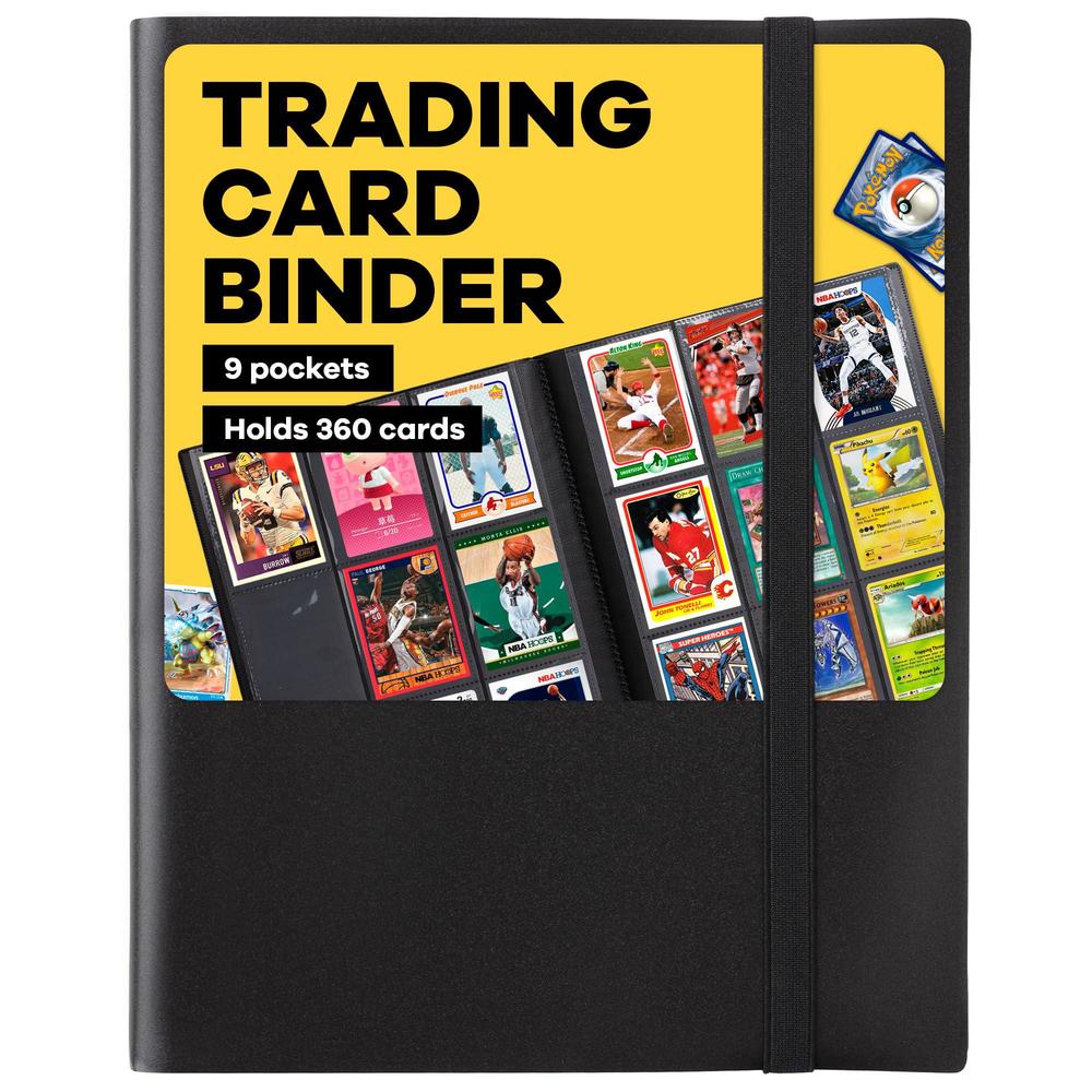 Paper Plan trading card binder - sports card binder - card collection binder - football card binder - baseball card binder - card binder