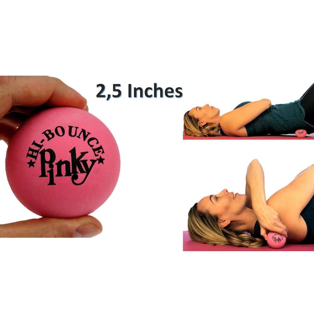 ja-ru high-bounce pinky ball (1 pack) small bouncy rubber balls for kids. stress handball. indoor & outdoor sport games. ther