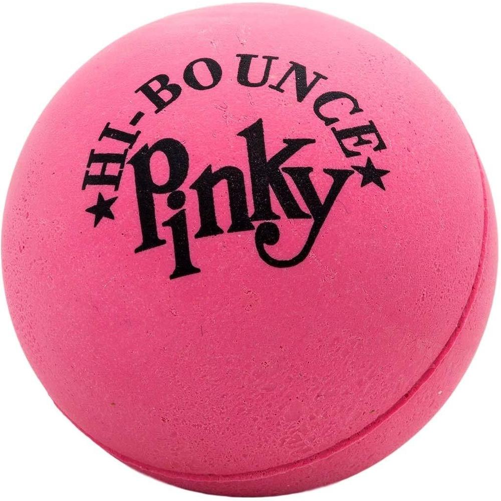 ja-ru high-bounce pinky ball (1 pack) small bouncy rubber balls for kids. stress handball. indoor & outdoor sport games. ther