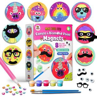 Doodle Hog 5d diamond painting kits for kids - gem art kits for kids 9-12  girls - magnet arts and crafts for kids ages 8-12 - gem painti
