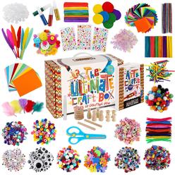 A&R CO. 3000+ pcs arts and crafts supplies for kids - kids craft kit for boys & girls - the ultimate craft box set with 99 activities
