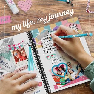 Pretty Me diy journal kit for girls - great gift for 8-14 year old