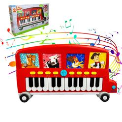 toymaker la granja de zenon baby piano toy toddler piano la vaca lola musical toys for toddlers 1-3 toy piano 24 keys toddler keyboard