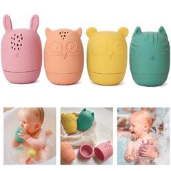 iselyn baby bath toys, iselyn 4packs mold free bath toys silicone bath toys for toddlers 1-3 bath toys non-toxic dishwasher safe bat