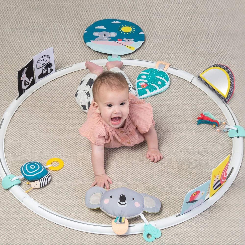 taf toys all around me activity hoop | developmental hoop, prefect for newborns and up, with 24 developmental activities. des