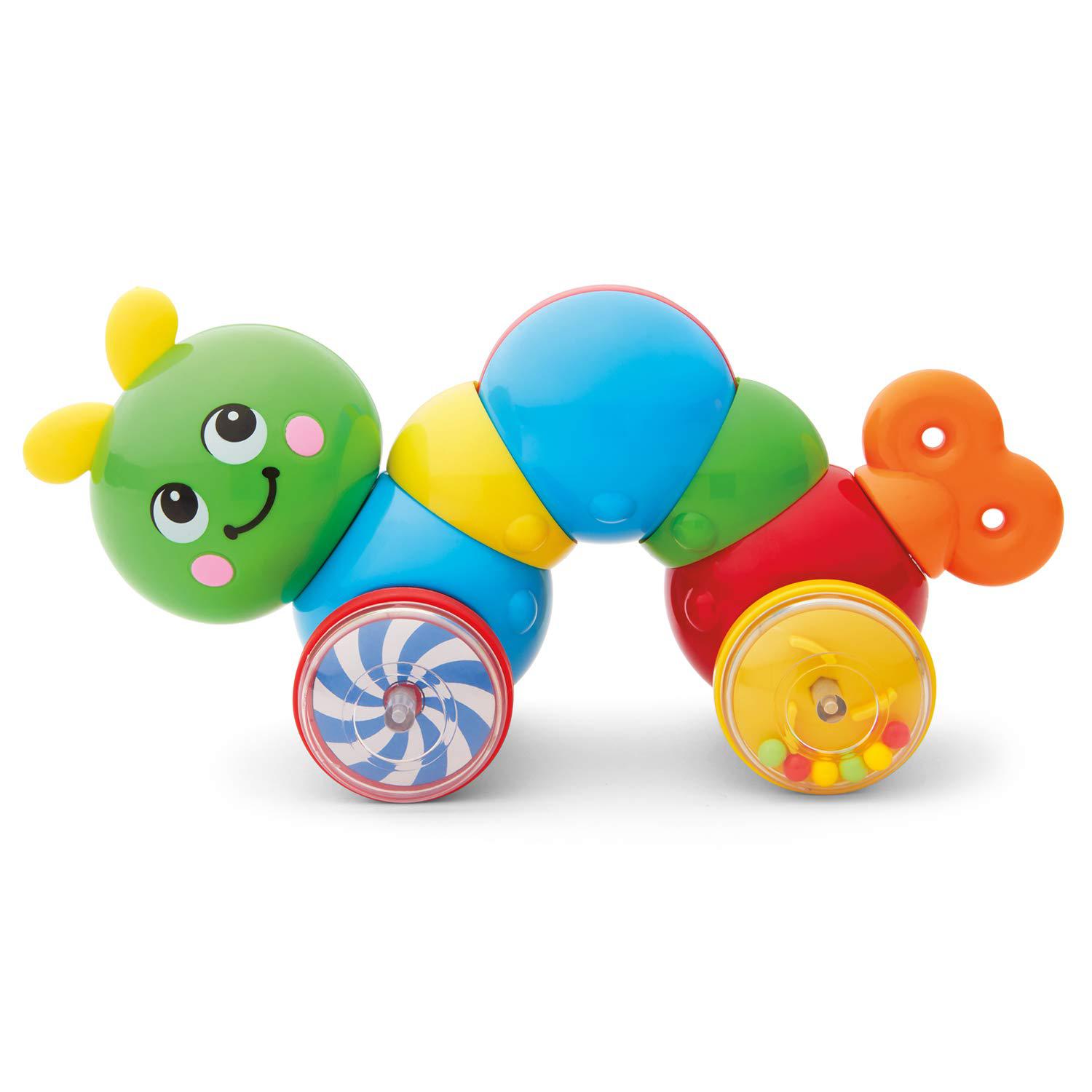 kidoozie press n go inchworm - developmental toy for toddlers and preschool age children