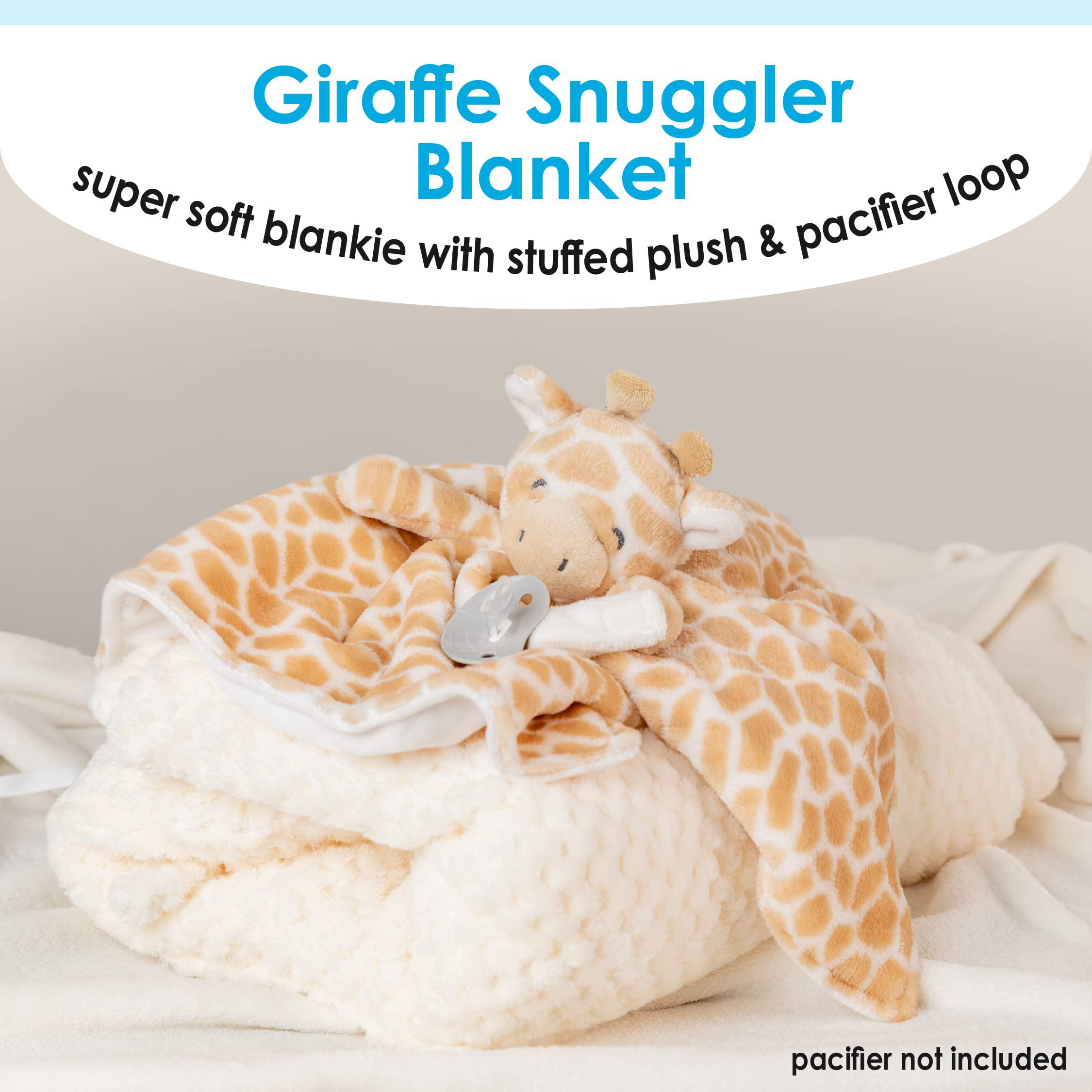 kids preferred carter's giraffe plush stuffed animal snuggler lovey security blanket, one size