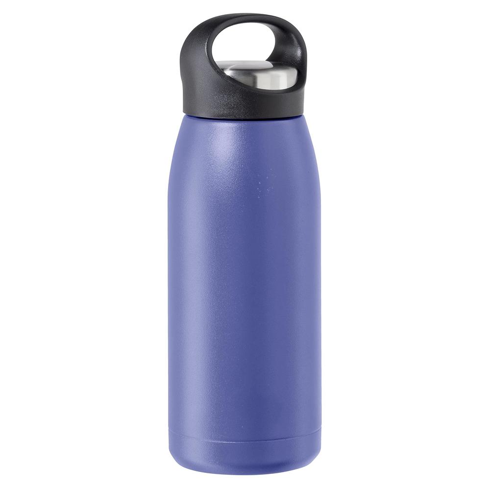 oggi freestyle stainless steel insulated water bottle- double wall vacuum insulated, travel thermos, 17oz(500ml), blue