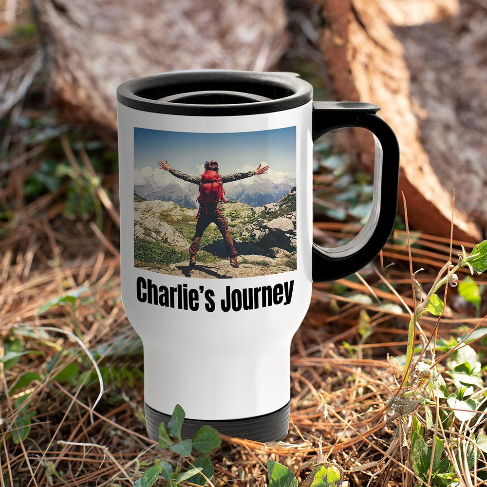 Brd Gifts personalized travel mugs with picture - custom travel mug with photo, 14oz photo travel mug, custom tumbler personalized, per