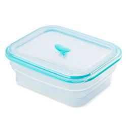pristain platinum 100% silicone food-grade plastic-free collapsible container- microwave-safe, dishwasher-safe, environment-f