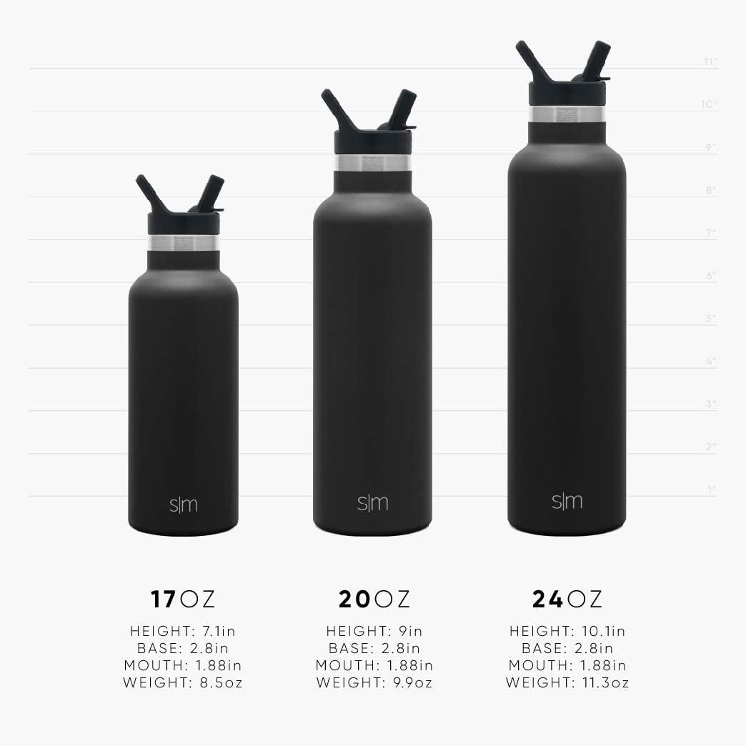 Simple Modern simple modern water bottle with narrow mouth straw lid metal  thermos vacuum insulated stainless steel l reusable leak proof b