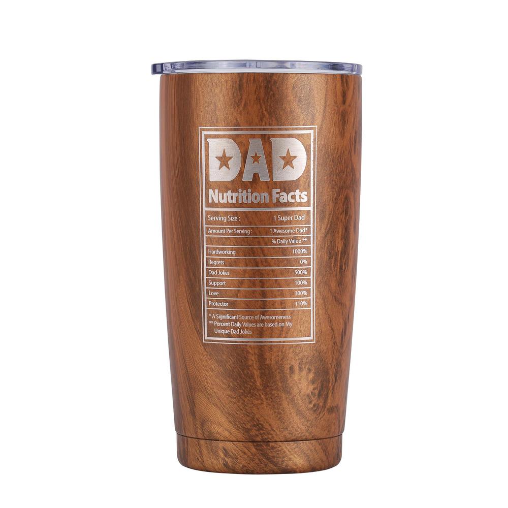 nui living best dad ever 20 oz vacuum insulated stainless steel tumbler - 'anyone can be a father but it takes someone specia