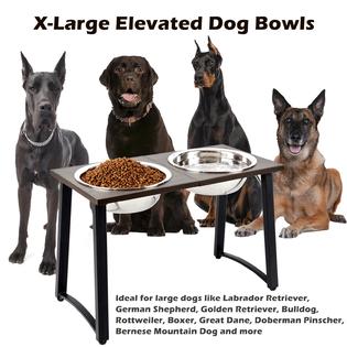adengl elevated dog bowls for x-large and large dogs raised dog