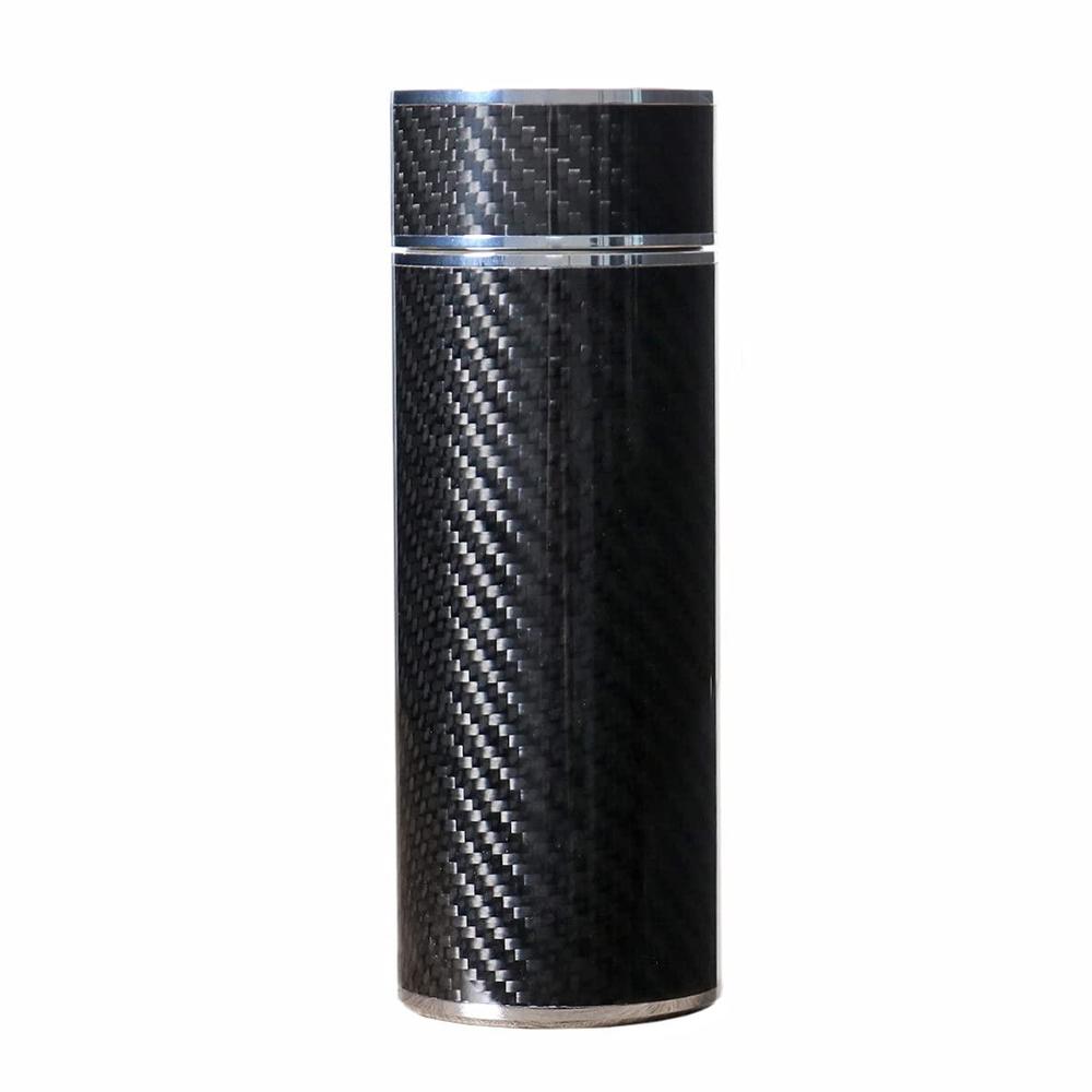 carmon real carbon fiber travel mug 17 oz tumbler double wall vacuum insulated stainless steel flask accessory for car home o