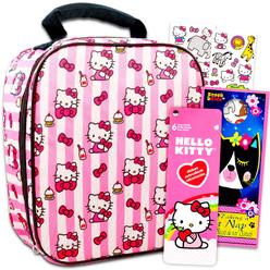 Fast Forward hello kitty lunch box set for kids - bundle with hello kitty lunch box for girls, hello kitty stickers, more | hello kitty lu
