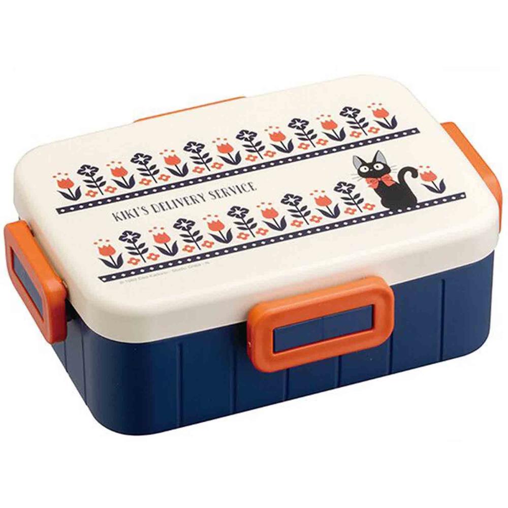 Skater kiki's delivery service bento lunch box (21.98oz) - cute lunch carrier with secure 4-point locking lid - authentic japanese d