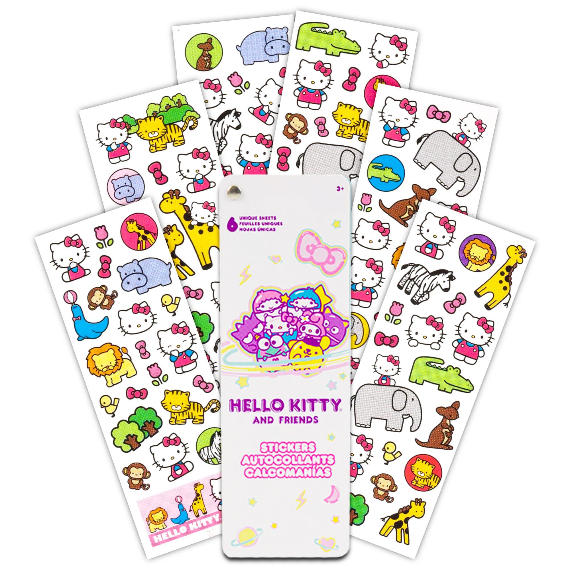 hello kitty lunch box set for girls - bundle with hello kitty lunch box for girls, hello kitty stickers, more | hello kitty l